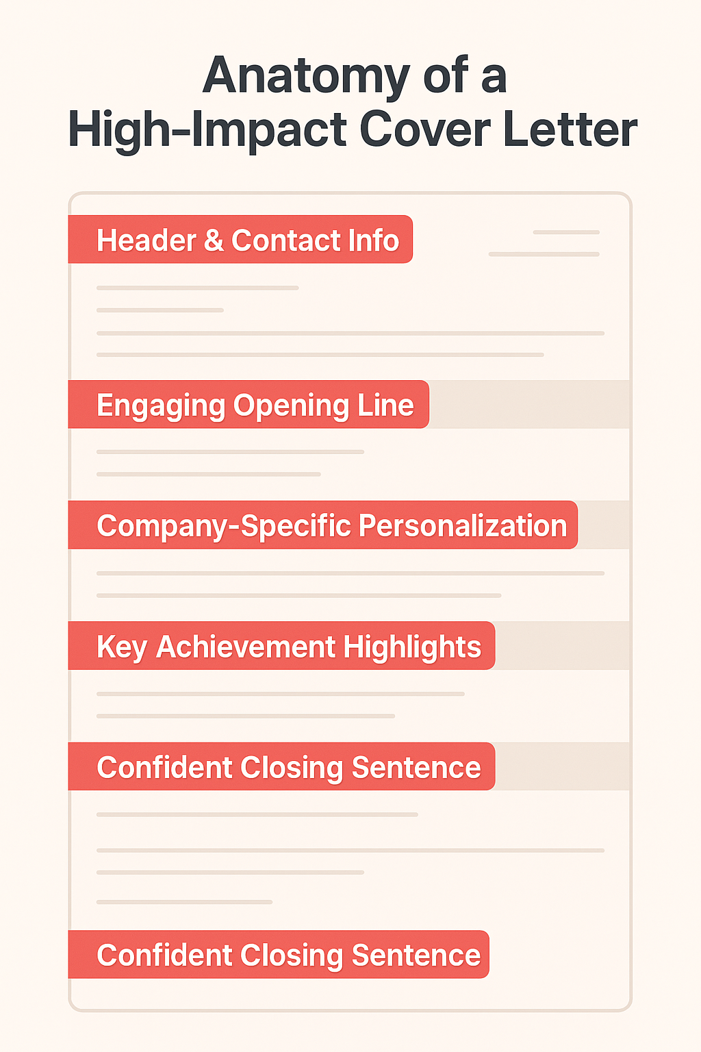 Anatomy of a High-Impact Cover Letter